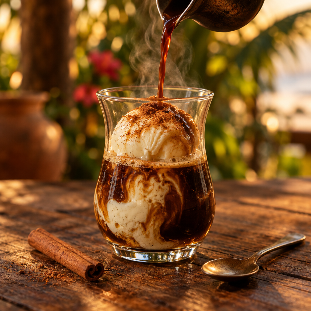 Cinnamon Coffee Affogato Recipe: A Spiced Dessert at Home